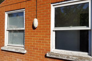 Spring Balanced Sash Window Before Restoration